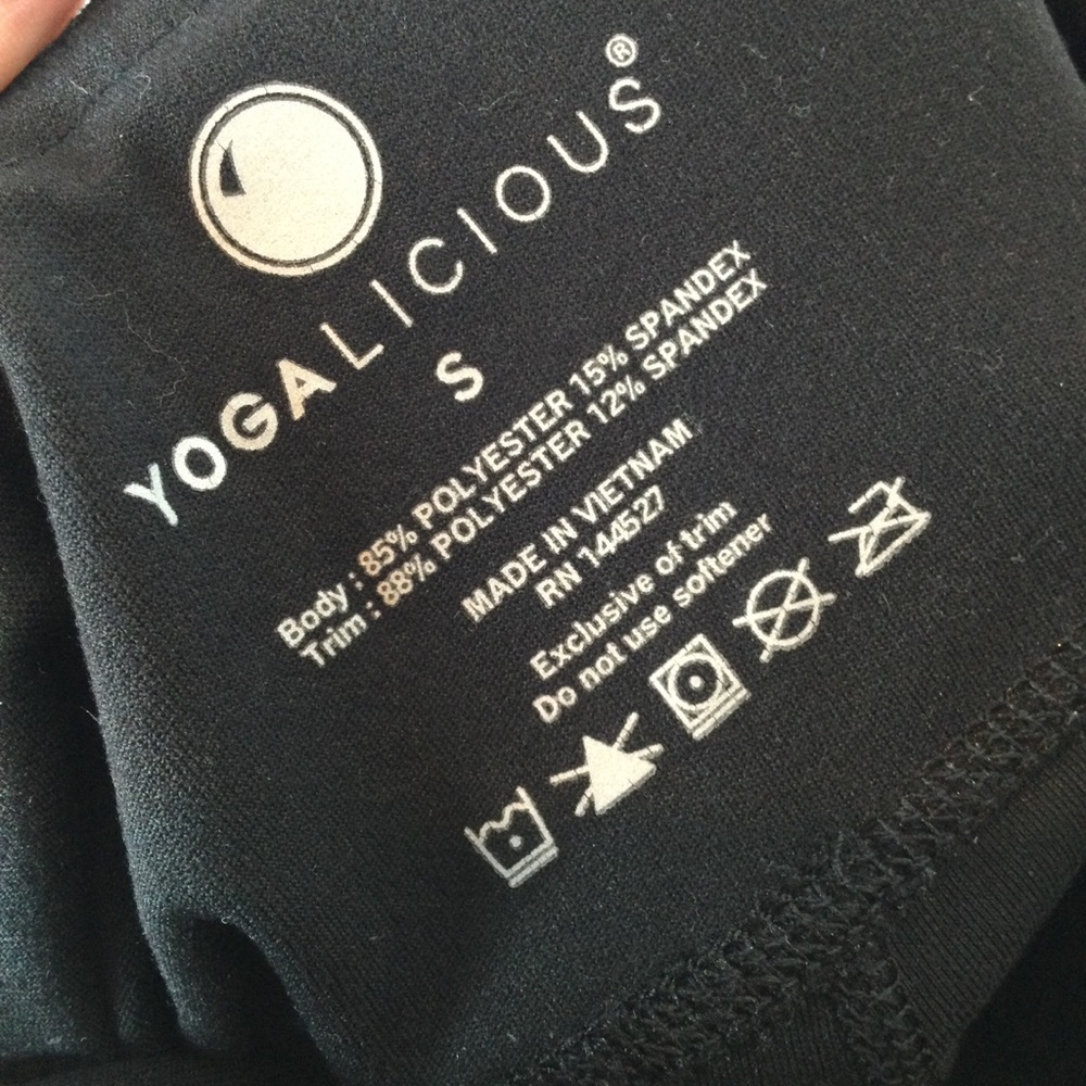 Bundle Of Yogalicious & Fabletics Leggings Black S - image 6